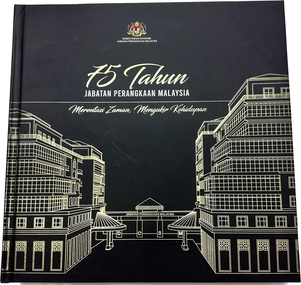 75 Tahun Jabatan Perangkaan Malaysia, printed by D'FA Print