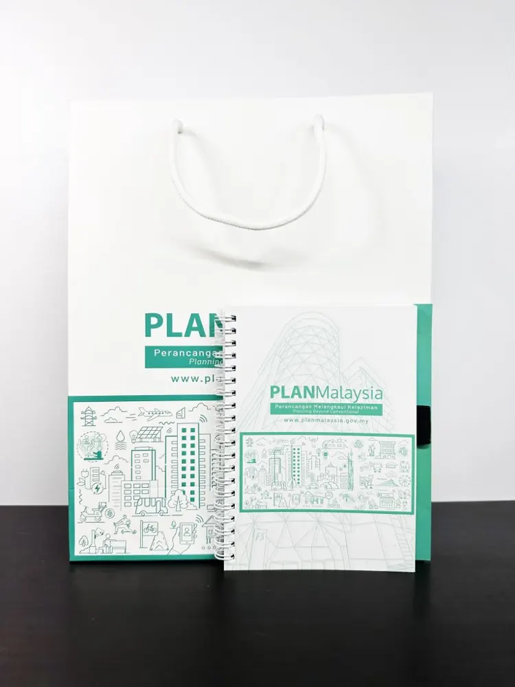 PLANMalaysia: Paper bag and notebook set