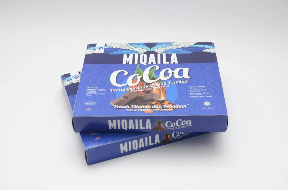 Printed product packaging boxes